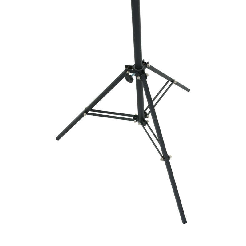 Lámpara de pie industrial de metal negro Mexlite Carree - Imagen 10