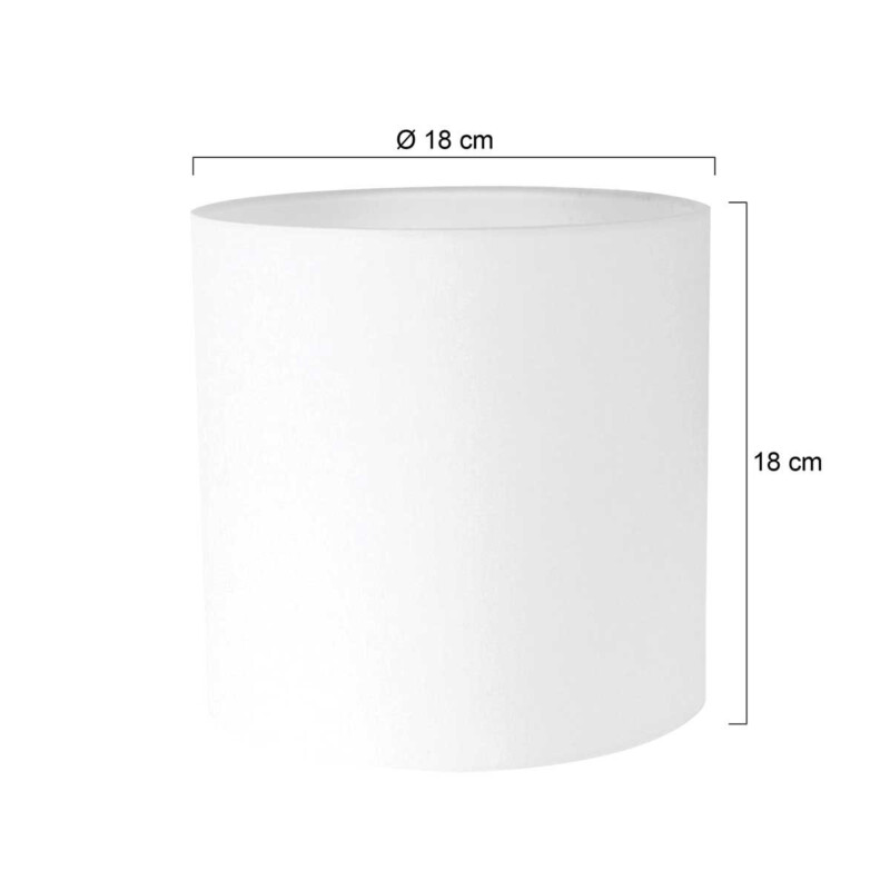 Pantalla de lámpara de lino blanco moderna Mexlite - Imagen 3
