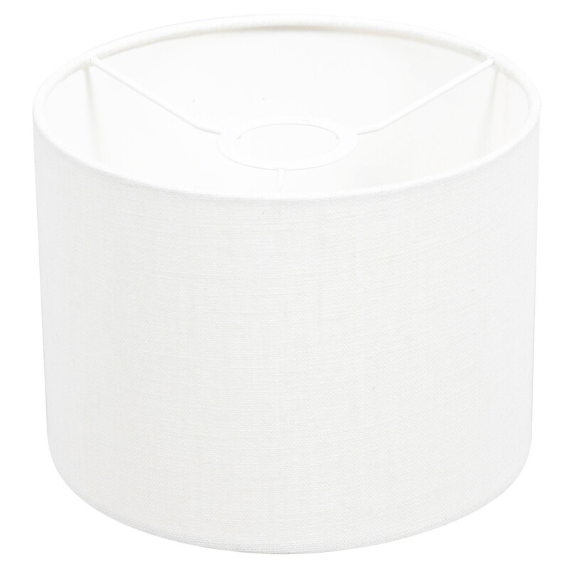 Pantalla de lámpara de terciopelo blanco moderna Steinhauer - Imagen 2