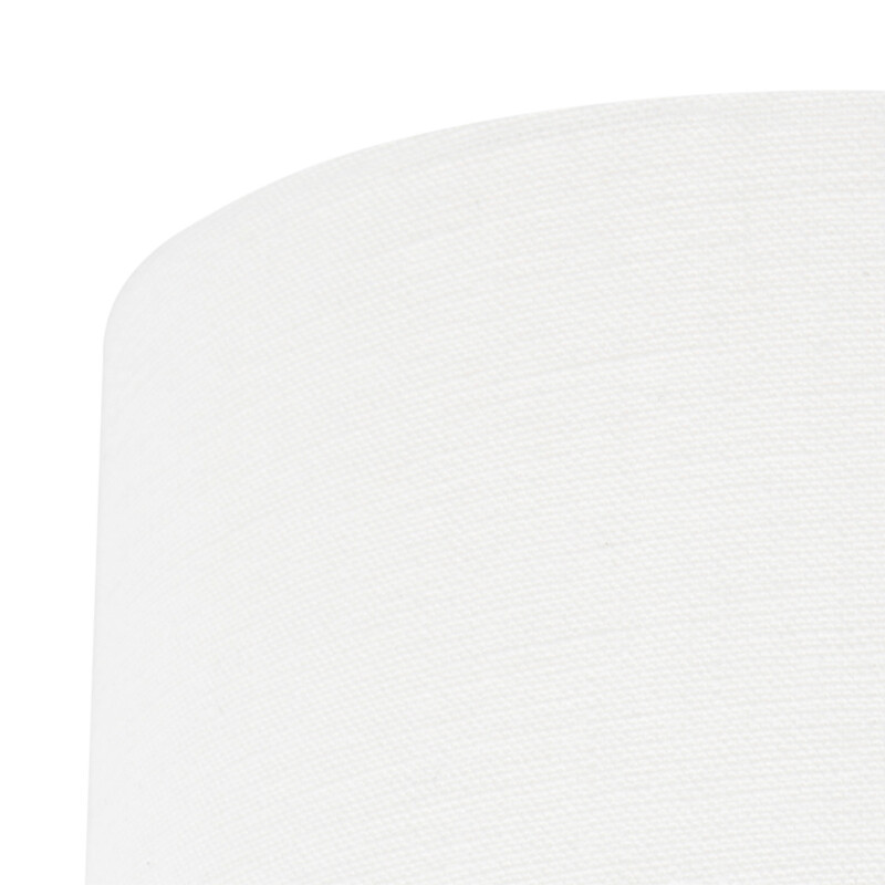Pantalla de lámpara de terciopelo blanco moderna Steinhauer - Imagen 4