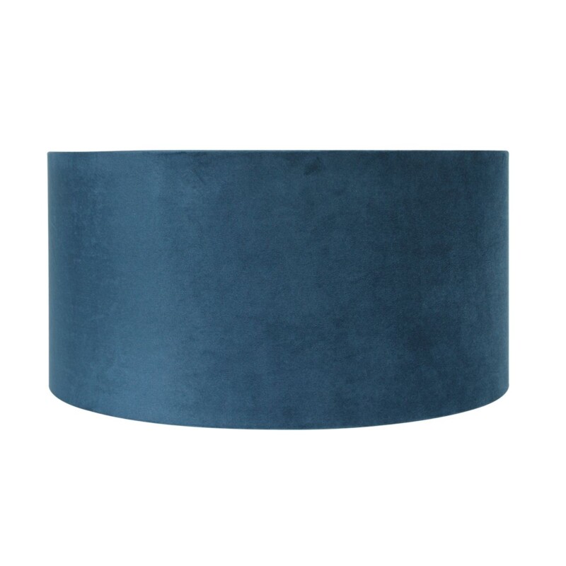 Pantalla de lámpara de terciopelo azul moderna Steinhauer - Imagen 3