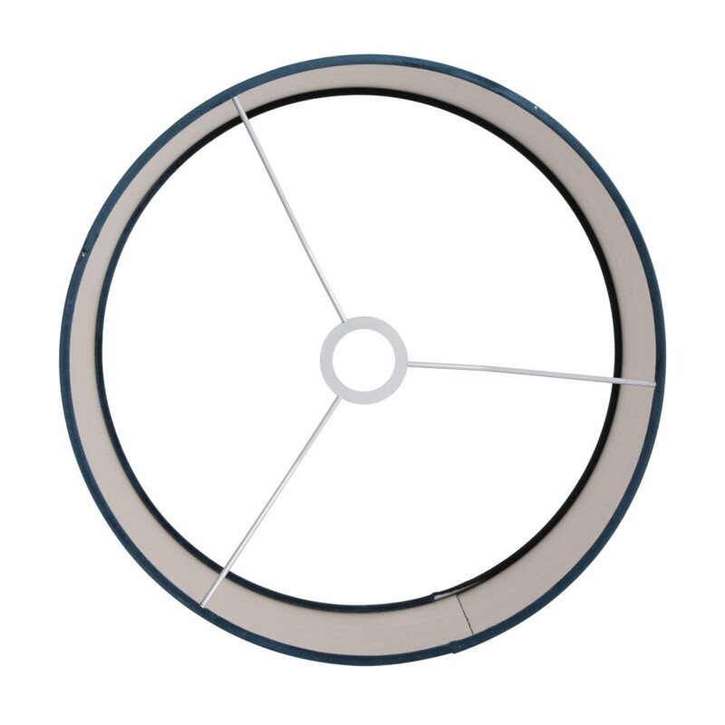 Pantalla de lámpara de terciopelo azul moderna Steinhauer - Imagen 5