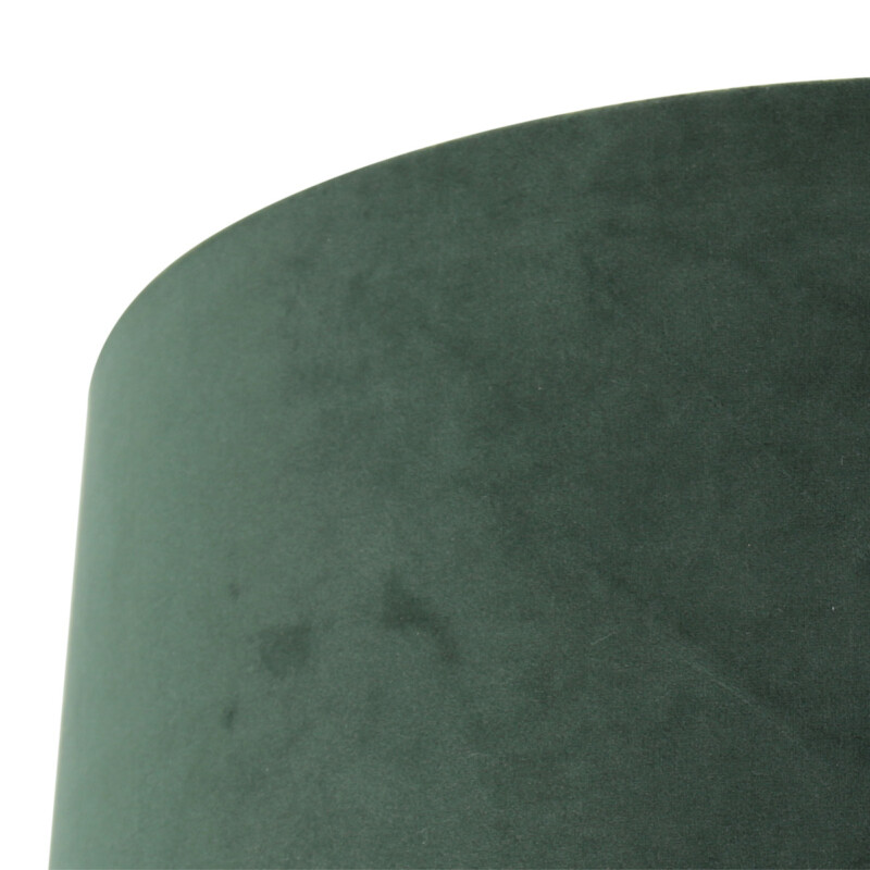 Pantalla de lámpara de terciopelo verde moderna Steinhauer - Imagen 4
