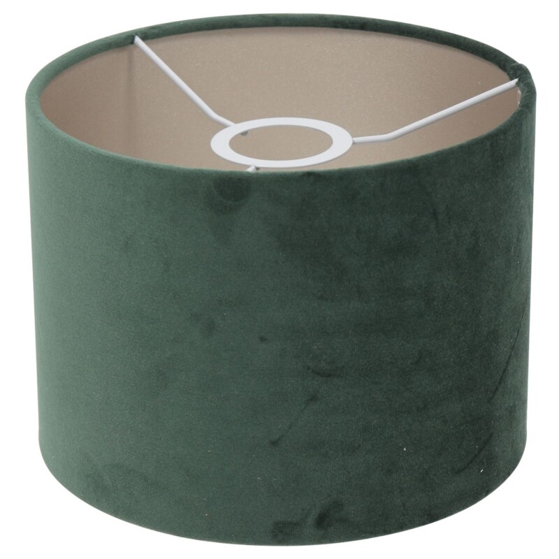 Pantalla de lámpara de terciopelo verde moderna Steinhauer - Imagen 2