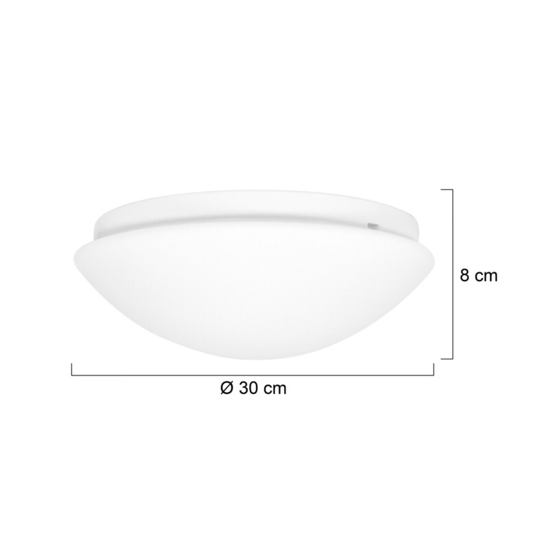 Plafón blanco grande LED de Steinhauer Ceiling and wall - Imagen 6