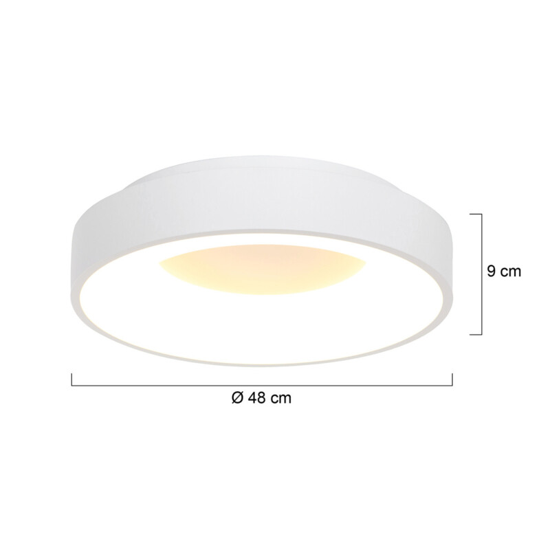 Plafón blanco LED Steinhauer Ceiling and Wall - Imagen 7