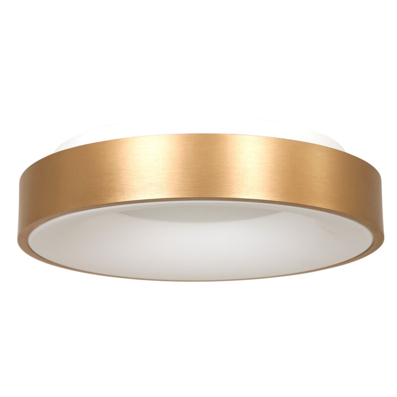 Plafón dorado y blanco Steinhauer Ringlede - Imagen 2