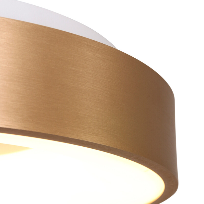Plafón dorado y blanco Steinhauer Ringlede - Imagen 3