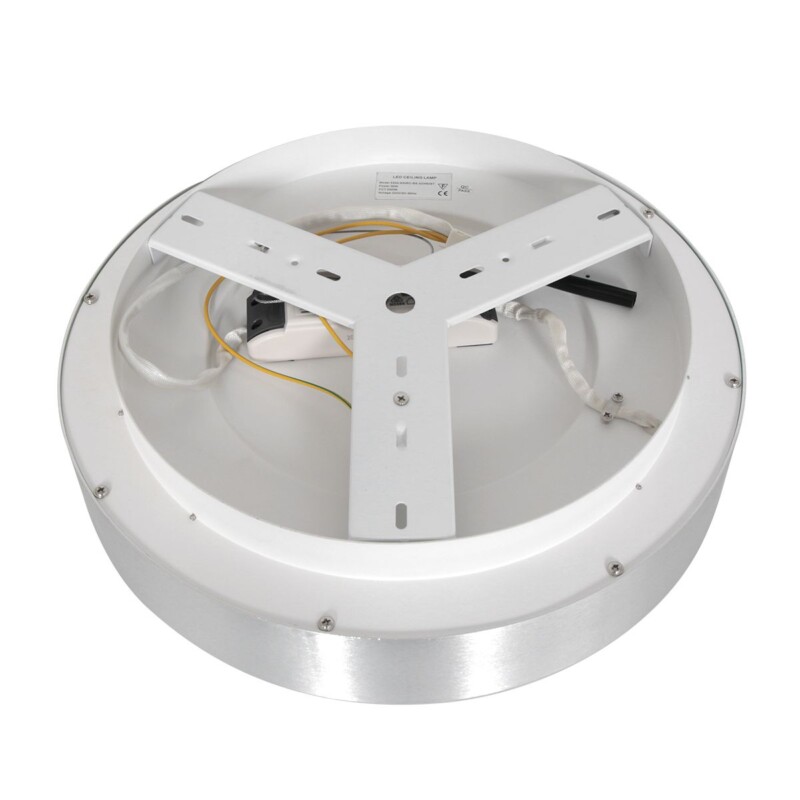 Plafón LED circular Steinhauer Ringlede plateado - Imagen 14