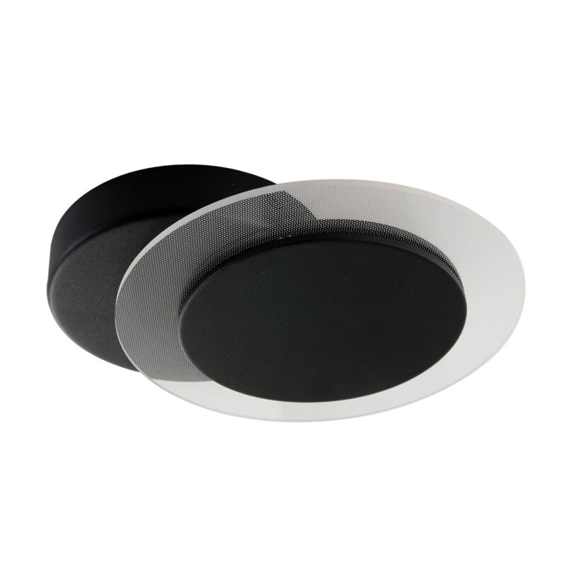 Aplique de pared moderno de metal y plástico negro Steinhauer Lido - Imagen 16