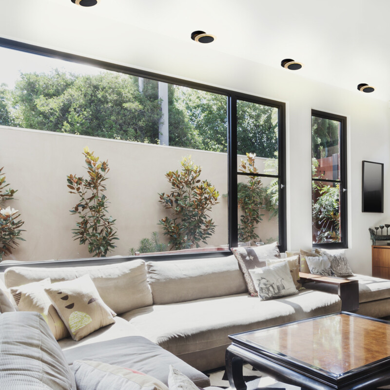 Aplique de pared moderno de metal y plástico negro Steinhauer Lido - Imagen 3