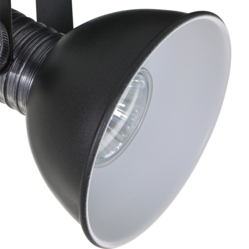 Foco industrial de metal negro Steinhauer Brooklyn - Imagen 4