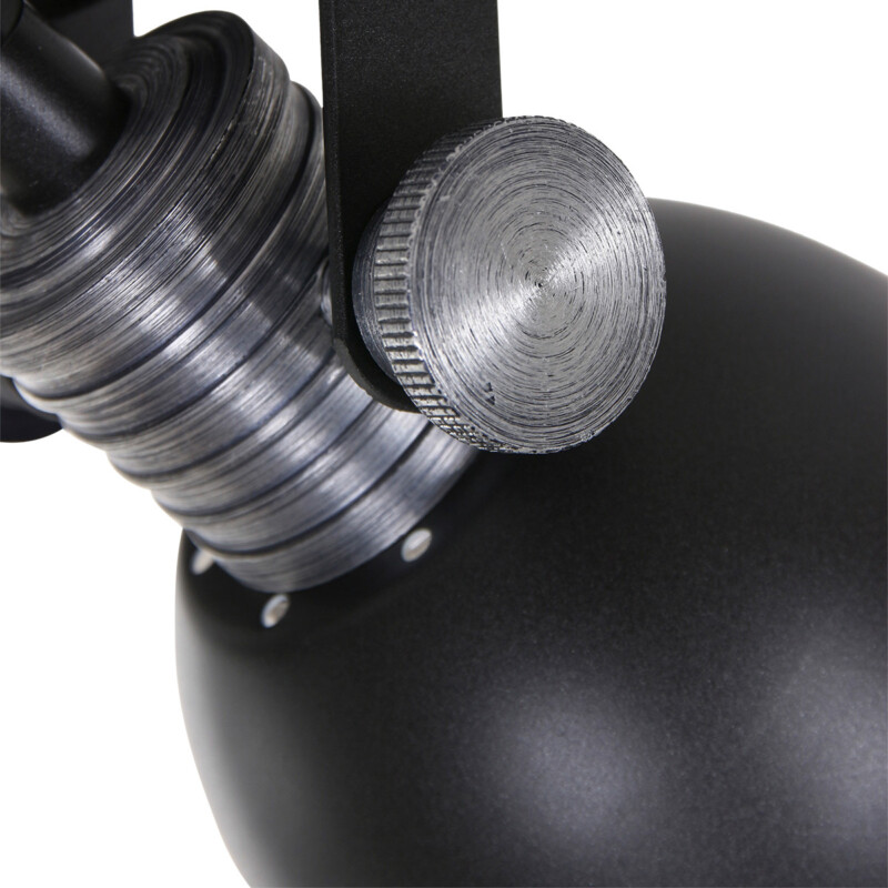 Foco industrial de metal negro Steinhauer Brooklyn - Imagen 5