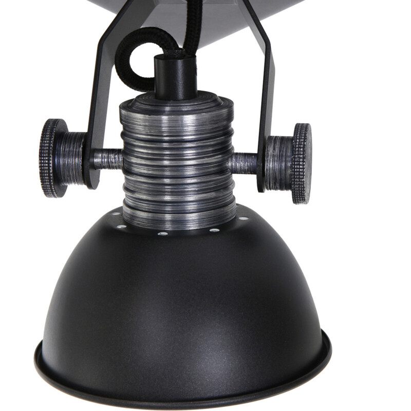 Foco industrial de metal negro Steinhauer Brooklyn - Imagen 6