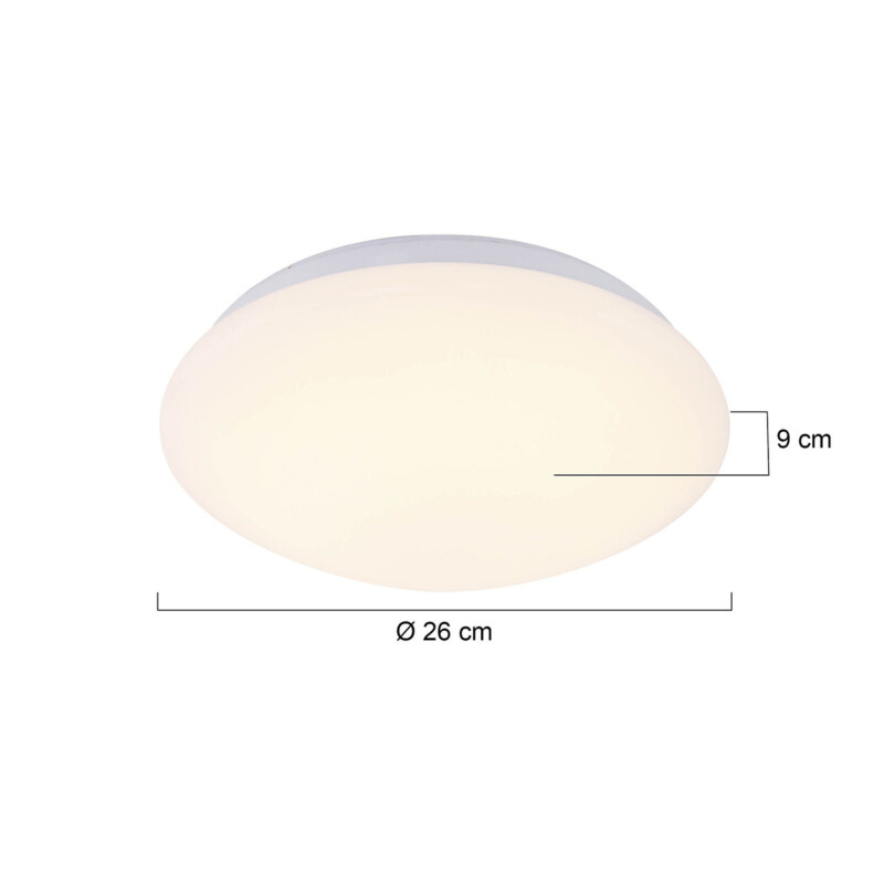 Plafón redondo blanco Steinhauer Galaxy, 29 cm - Imagen 5