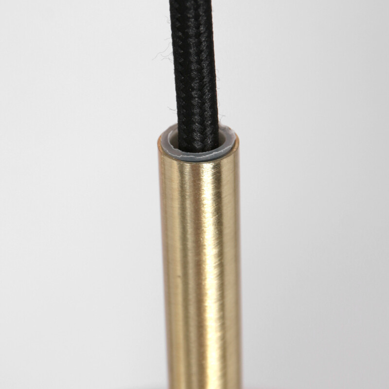 Lámpara colgante moderna de vidrio ámbar y metal Steinhauer Bollique - Imagen 12
