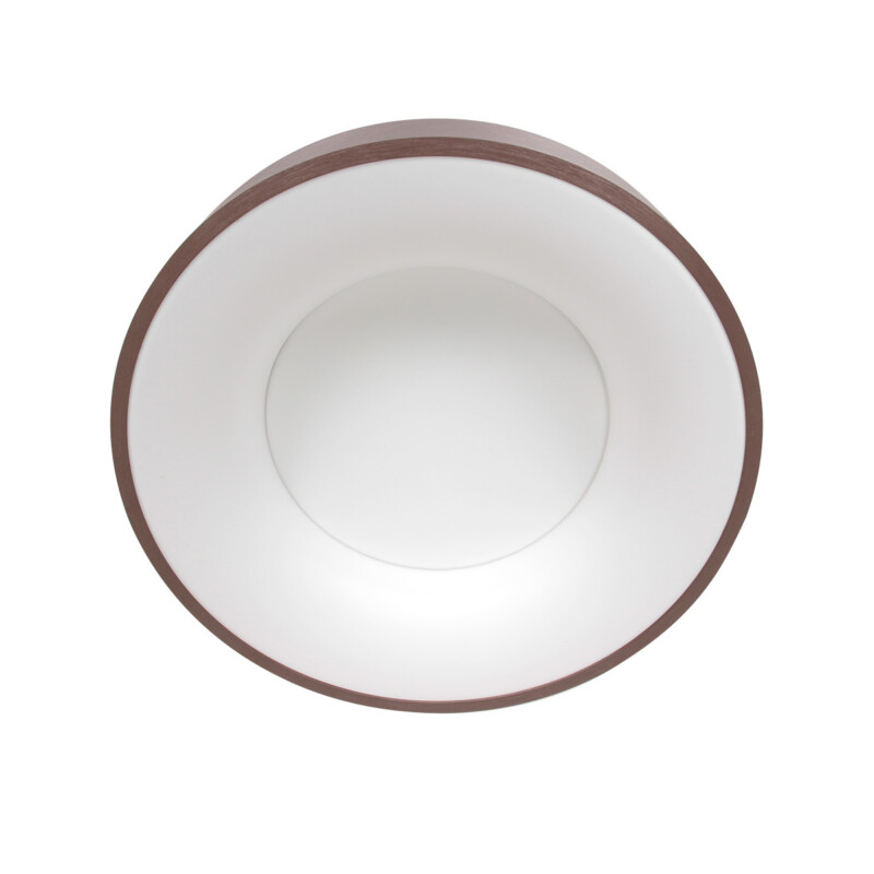 Plafones LED modernos Steinhauer Ringlede bronce y blanco - Imagen 13
