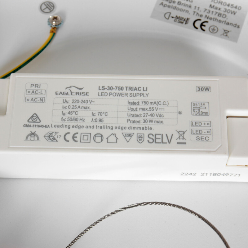 Plafones LED modernos Steinhauer Ringlede bronce y blanco - Imagen 14