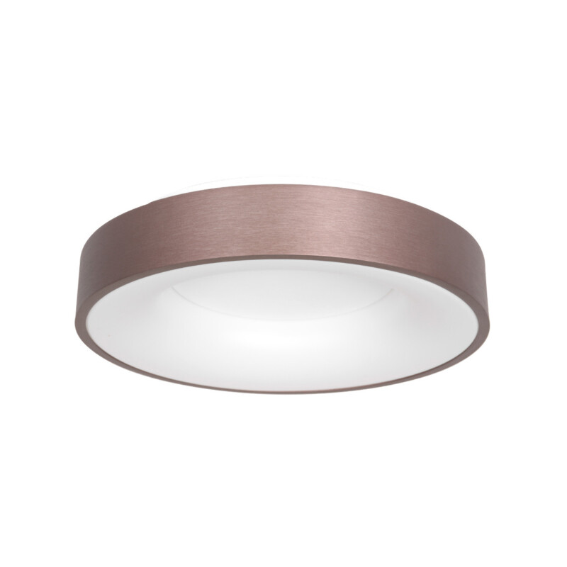 Plafones LED modernos Steinhauer Ringlede bronce y blanco - Imagen 2