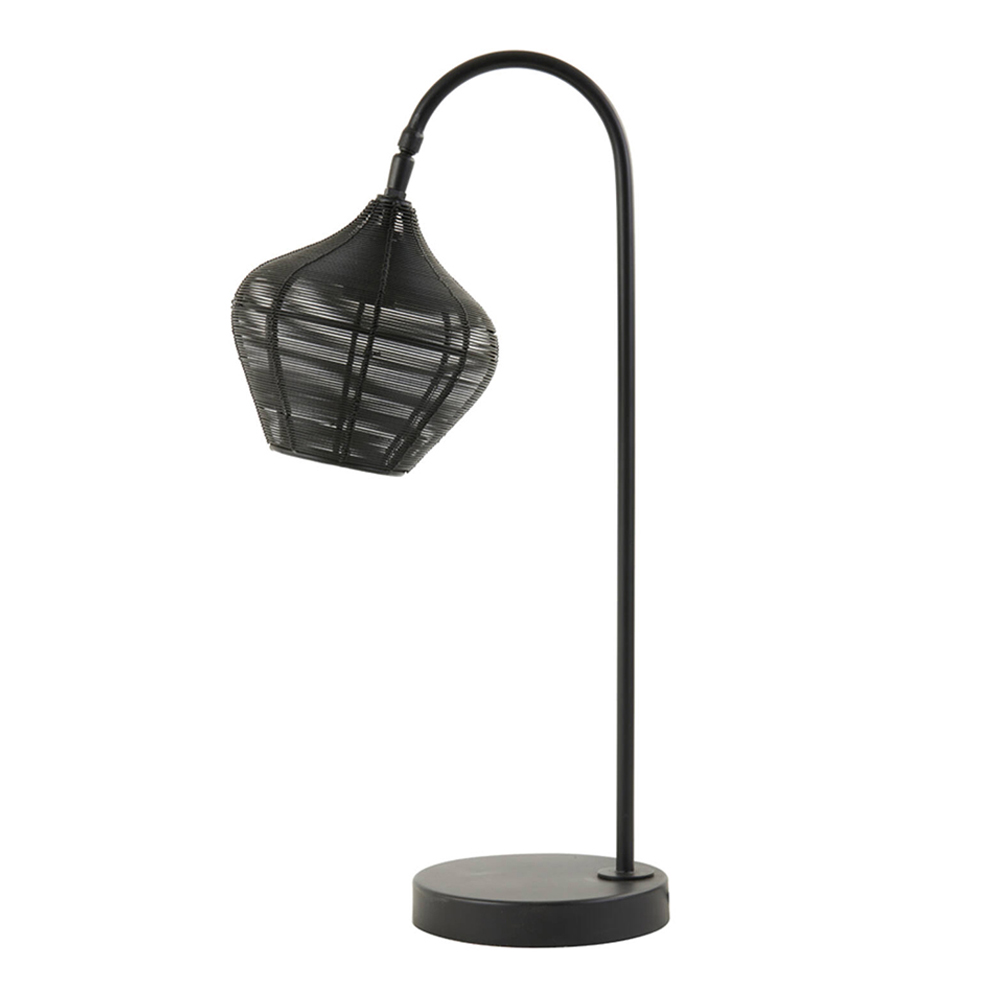 Table lamp 27x20x61 cm ALVARO matt black