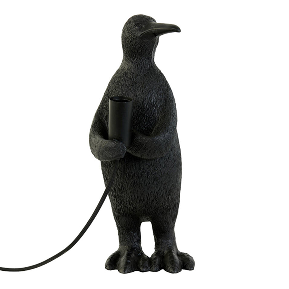 Table lamp E14 16x13x34 cm PENGUIN matt black