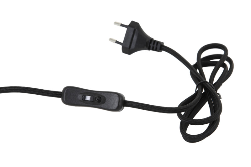 Table lamp E14 28x17x50,5 cm RAKEL matt black+smoked - Imagen 9