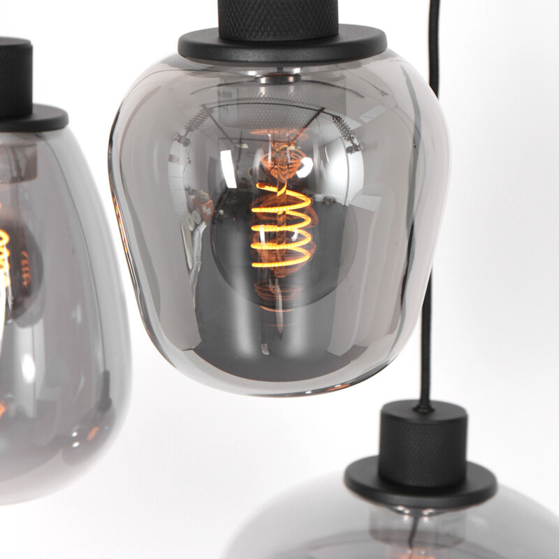tres-lampara-techo-steinhauer-reflexion-vidrio-ahumado-y-negro-3079zw-12