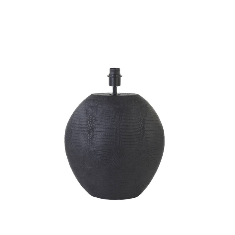 Base de lámpara negra escudo Light & Living Skeld