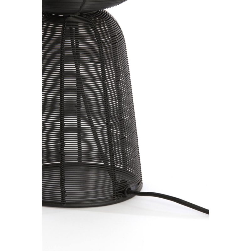 Lámpara de mesa oscura con formas redondas Light & Living Aboso - Imagen 3