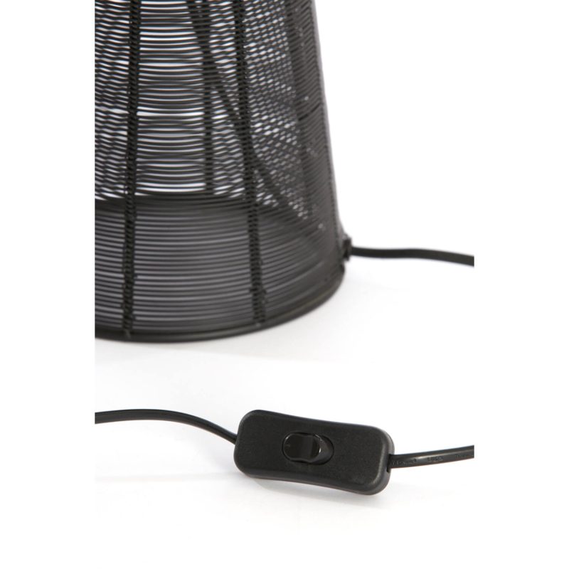 Lámpara de mesa oscura con formas redondas Light & Living Aboso - Imagen 4