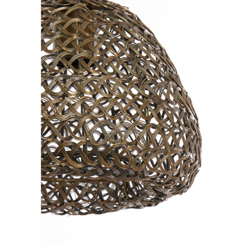 Lámpara colgante oriental de metal bronce Light & Living Finou - Imagen 3