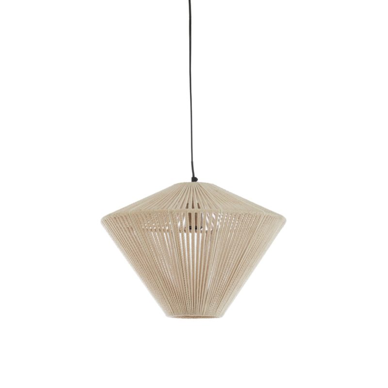 Lámpara colgante de color crema Light & Living Felida