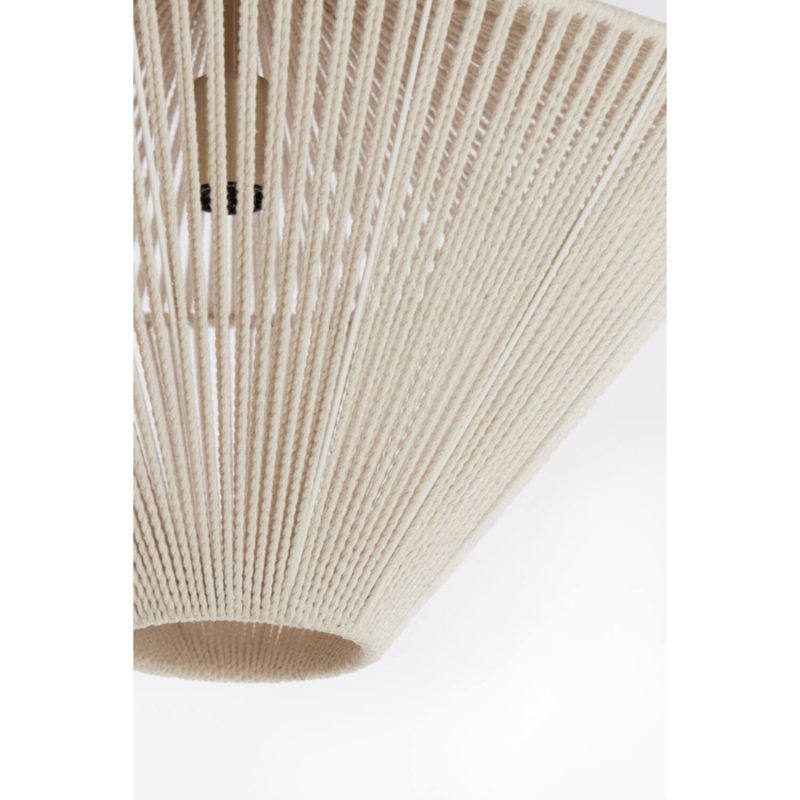 Lámpara colgante de ratán beige Light & Living Felida - Imagen 4