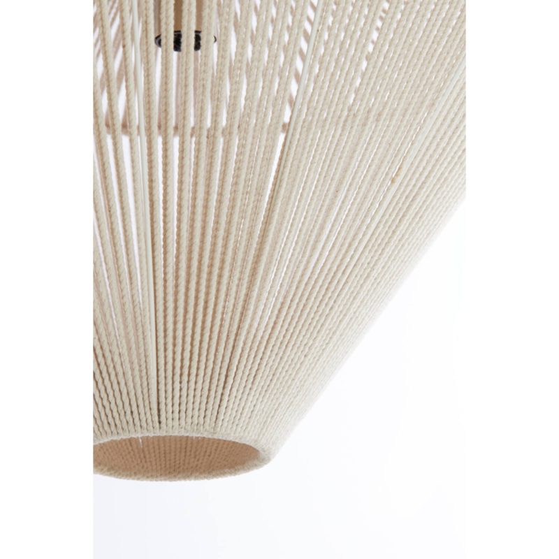 Lámpara colgante moderna de ratán claro Light & Living Felida - Imagen 4