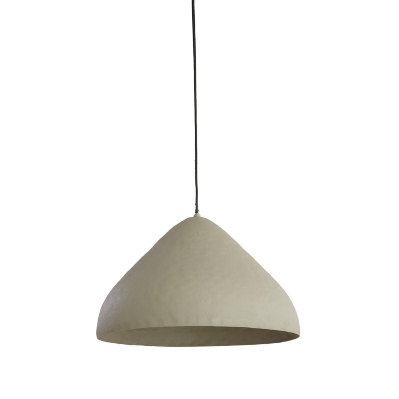 Lámpara colgante simplista gris claro Light & Living Elimo