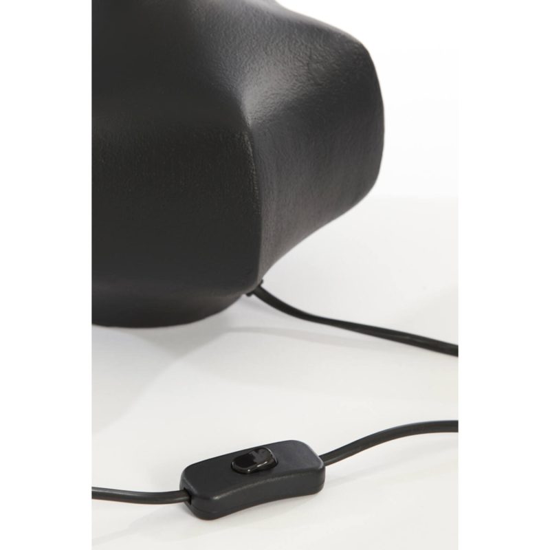 Lámpara de mesa negra moderna Light & Living Barril - Imagen 5