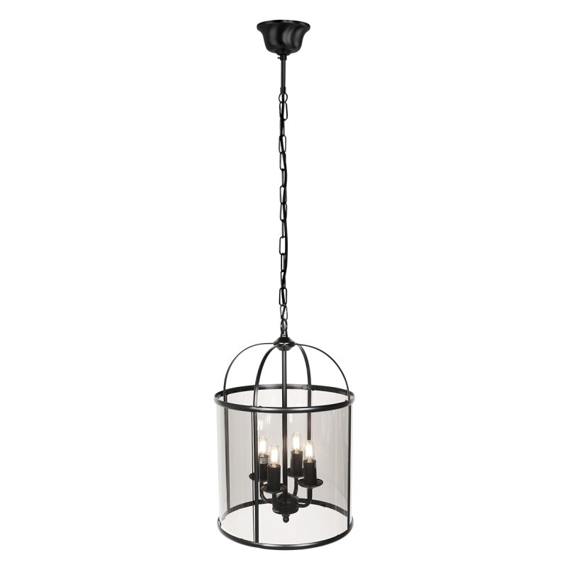 lampara-colgante-clasica-de-jaula-de-vidrio-negro-con-cuatro-luces-steinhauer-pimpernel-5972zw-1