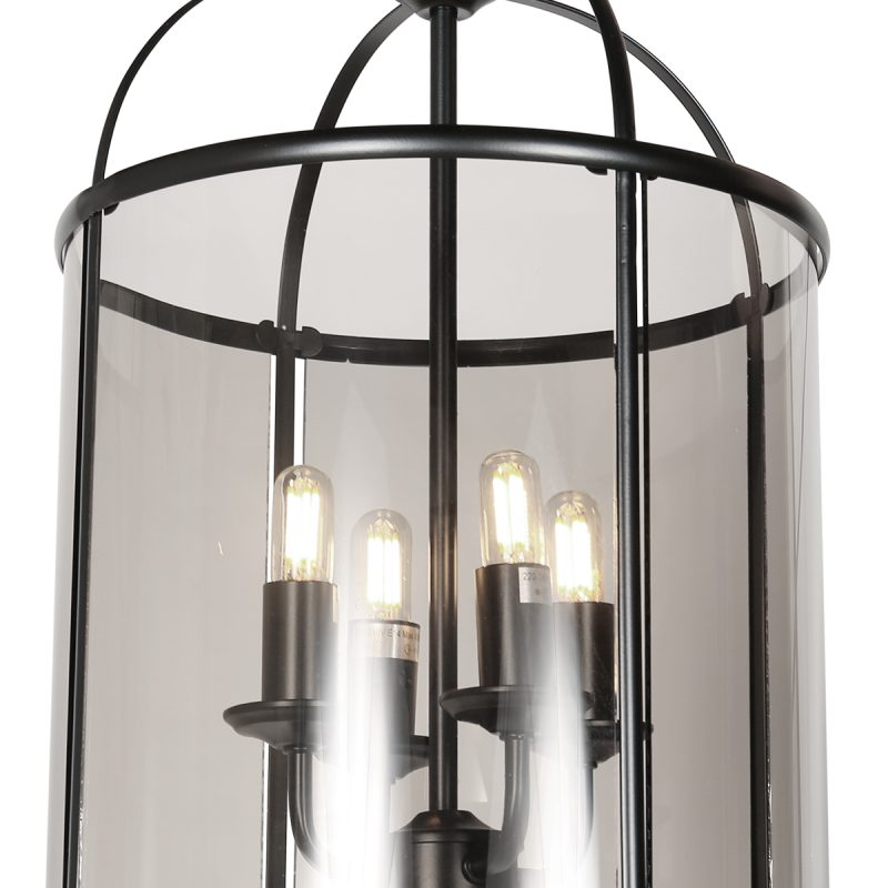 lampara-colgante-clasica-de-jaula-de-vidrio-negro-con-cuatro-luces-steinhauer-pimpernel-5972zw-4