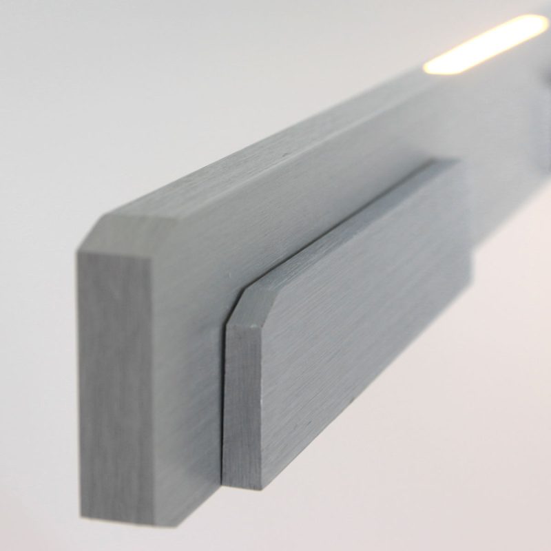 Lámpara colgante elegante de color metálico Steinhauer Bloc - Imagen 10