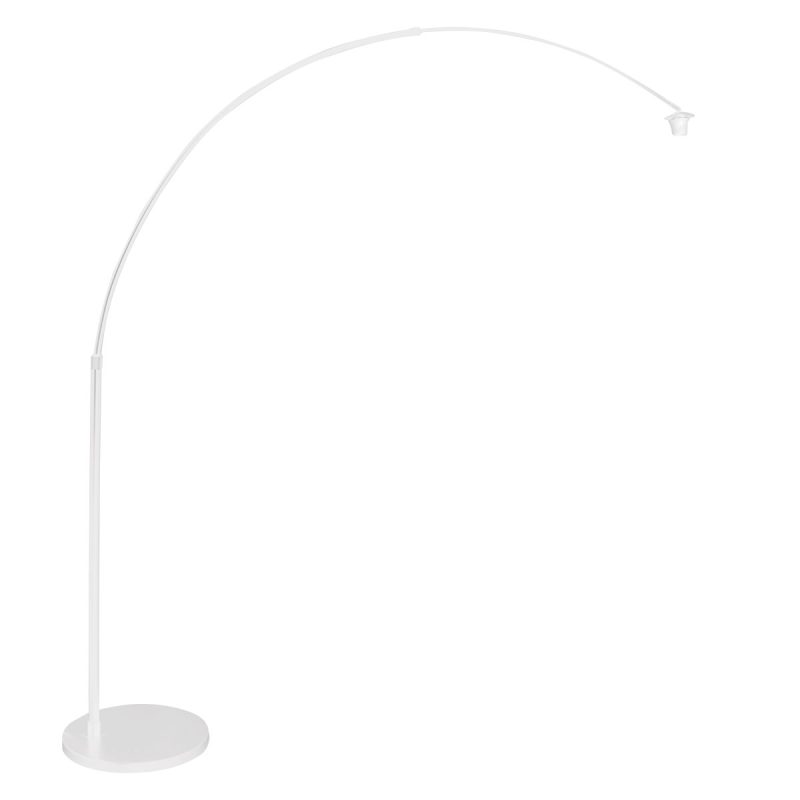 lampara-de-arco-blanca-con-pantalla-de-mimbre-steinhauer-sparkled-light-3784w-3