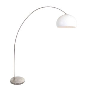 lámpara-de-arco-clásica-de-acero-con-globo-blanco-mexlite-solva-3919st