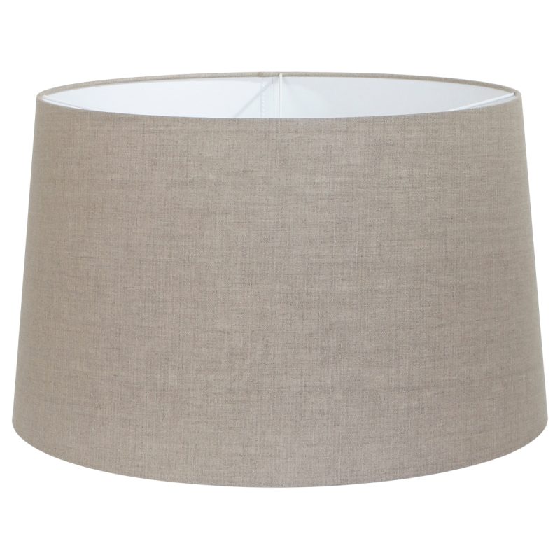 Lámpara de arco clásica de acero con pantalla beige Mexlite Solva - Imagen 5