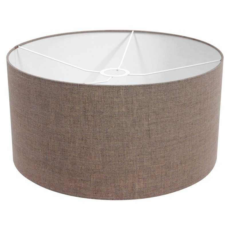 Lámpara de arco clásica de acero con pantalla gris Mexlite Solva - Imagen 5