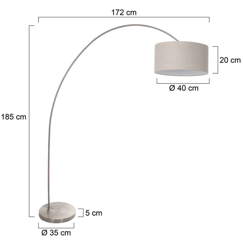 lampara-de-arco-clasica-de-acero-con-pantalla-gris-mexlite-solva-3912st-5