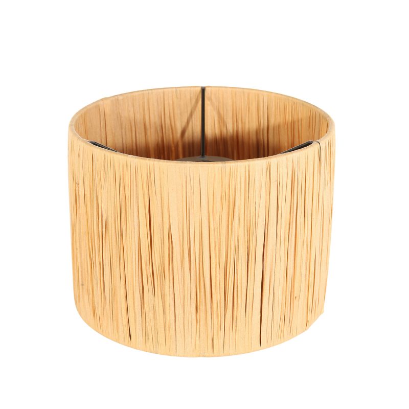 Lámpara de arco de pie negra con pantallas de madera Steinhauer Sparkled Light - Imagen 5