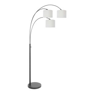 lámpara-de-arco-moderna-negra-de-tres-luces-steinhauer-sparkled-light-3825zw