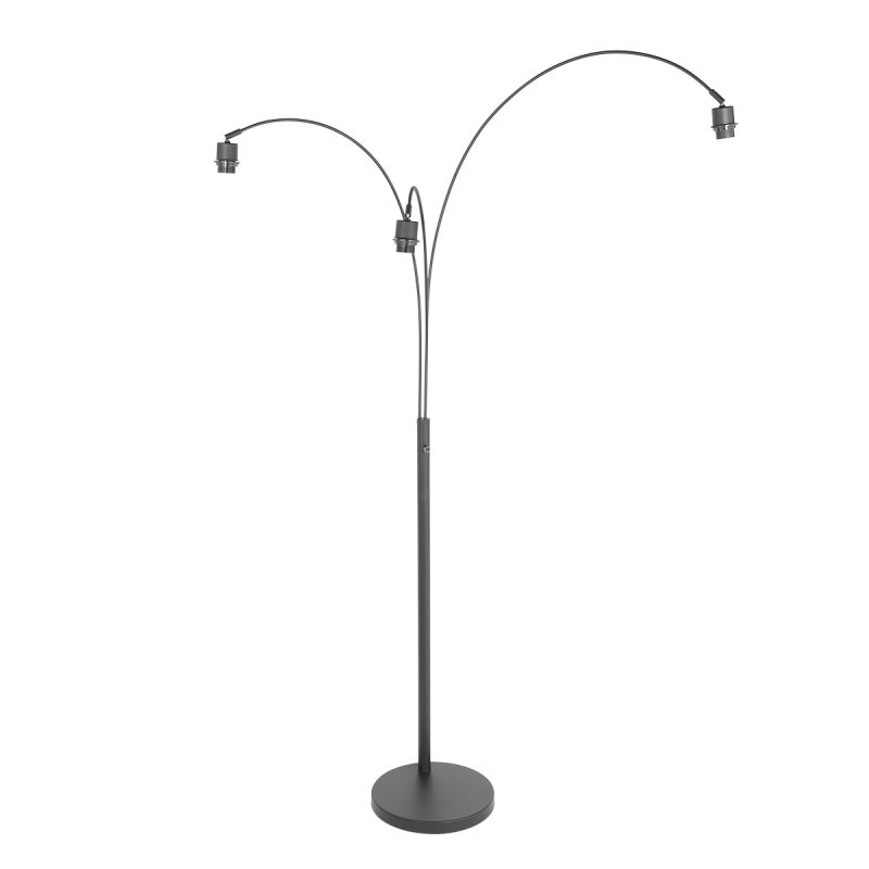 Lámpara de arco negra de tres luces Steinhauer Sparkled Light - Imagen 6