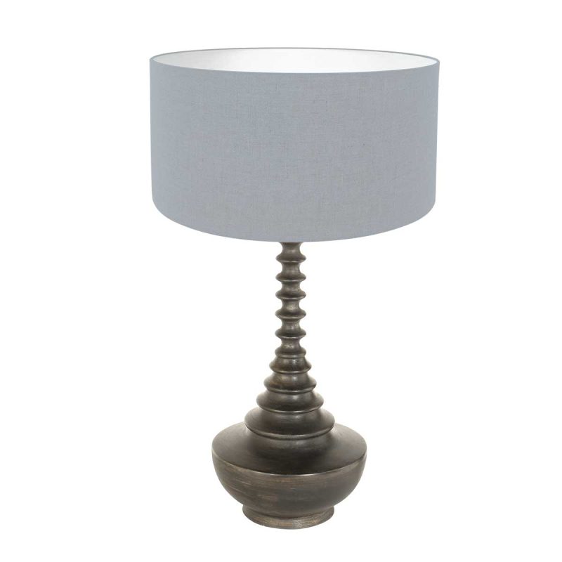 Lámpara de mesa clásica con forma de anillo Anne Light & Home Bois - Imagen 2