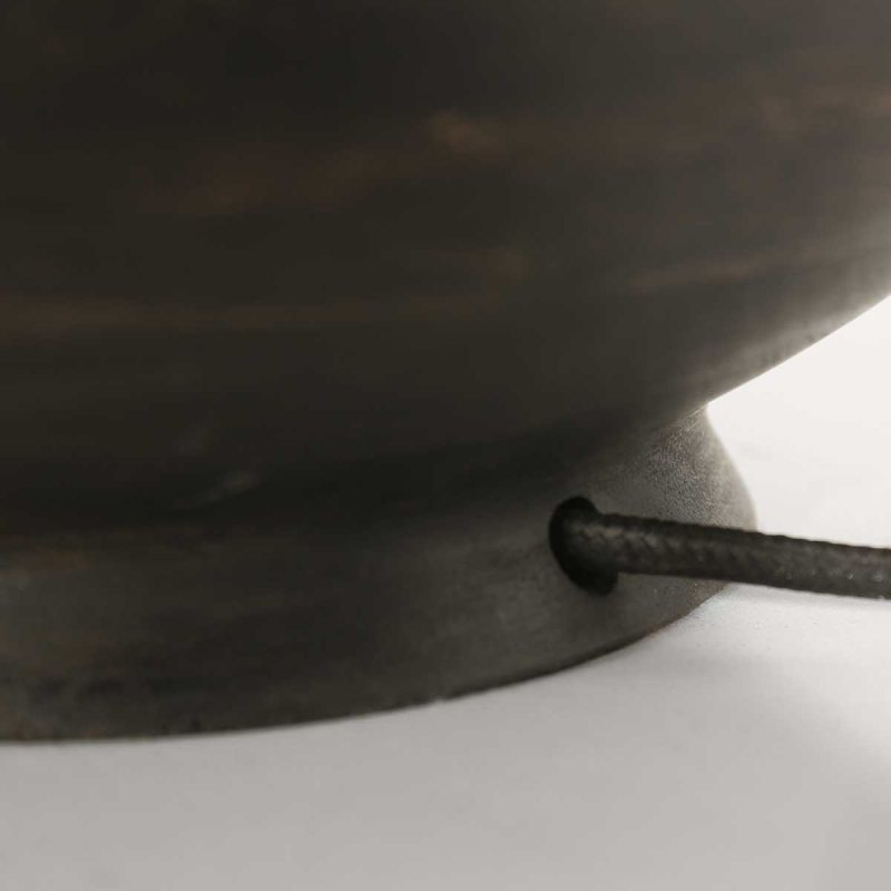 Lámpara de mesa clásica con forma de anillo Anne Light & Home Bois - Imagen 11