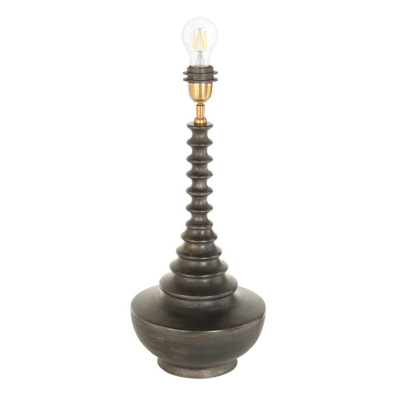 Lámpara de mesa clásica con forma de anillo Anne Light & Home Bois - Imagen 13